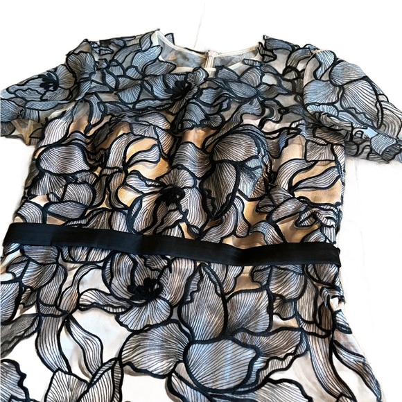 NWT JS Collections Soutache Lace midi dress sz 8 - Picture 3 of 11